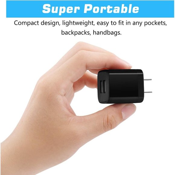 4-Pack 2.1A Dual Port USB Power Adapter Block Cube for Phone 8/7/6 Plus/X - Picture 6 of 7